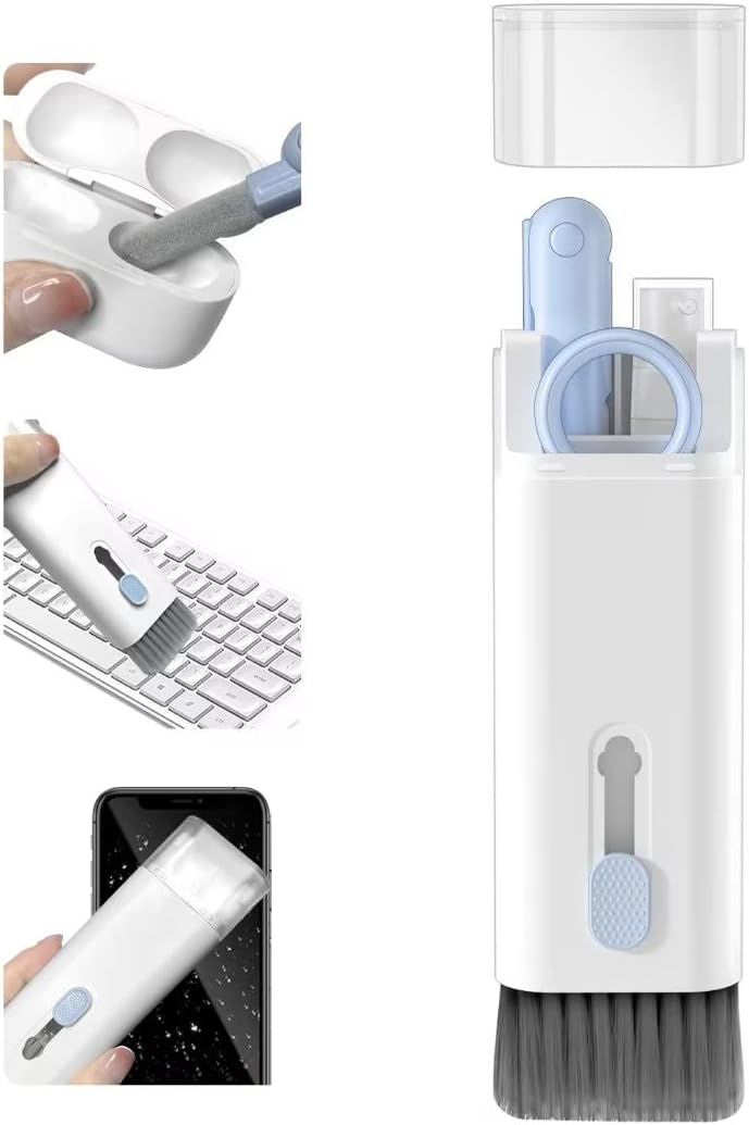 Universal 7-in-1 Electronic Cleaning Kit for Monitors, Laptops, Phones, and Earbuds